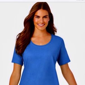 Heron Blue Tee, size large